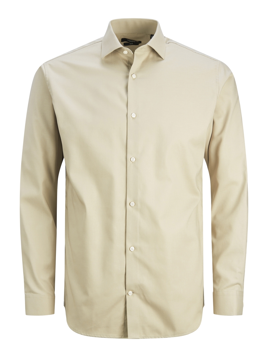 Hemd van het merk Jack & Jones Premium in het Beige