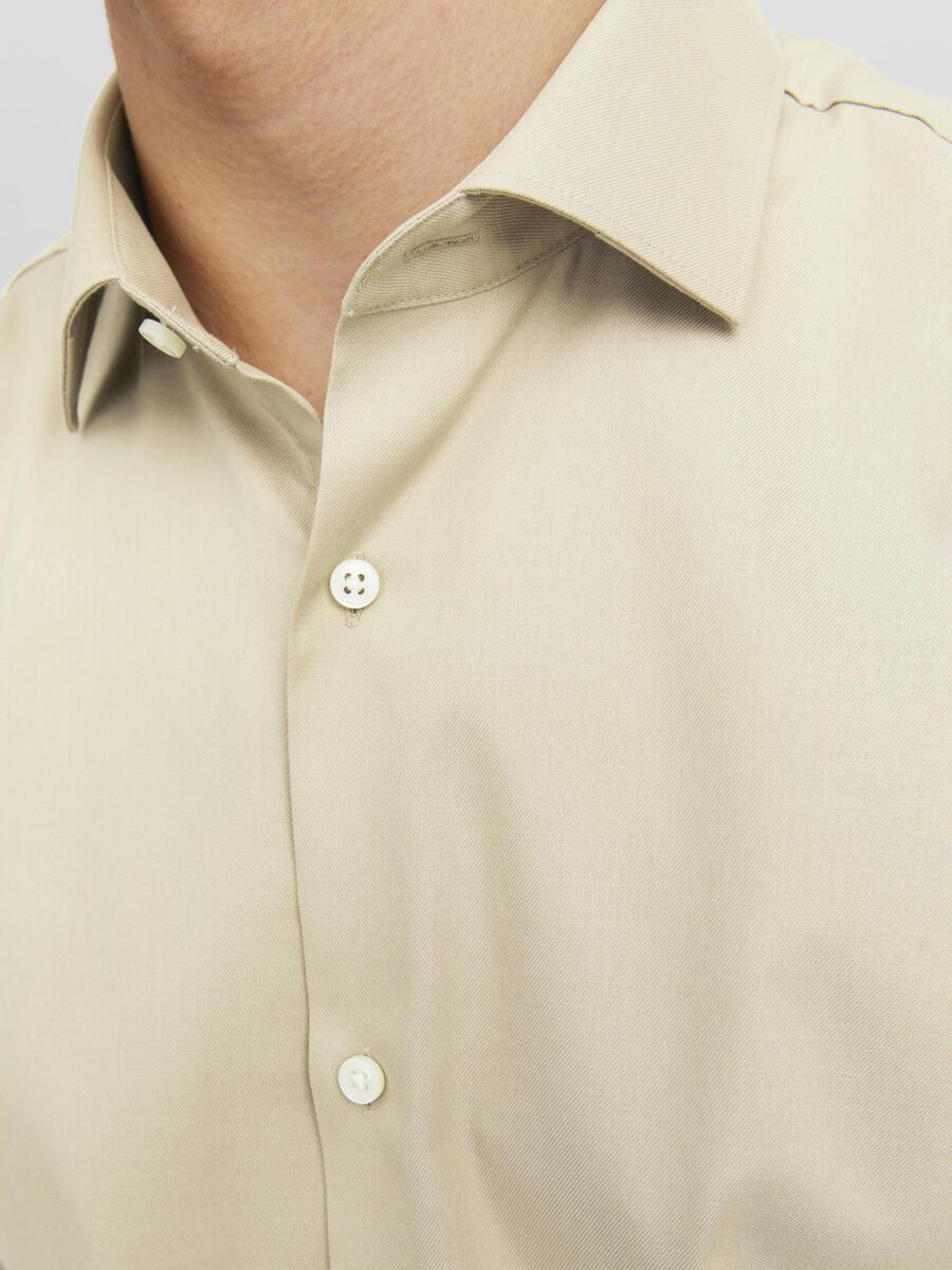 Hemd van het merk Jack & Jones Premium in het Beige