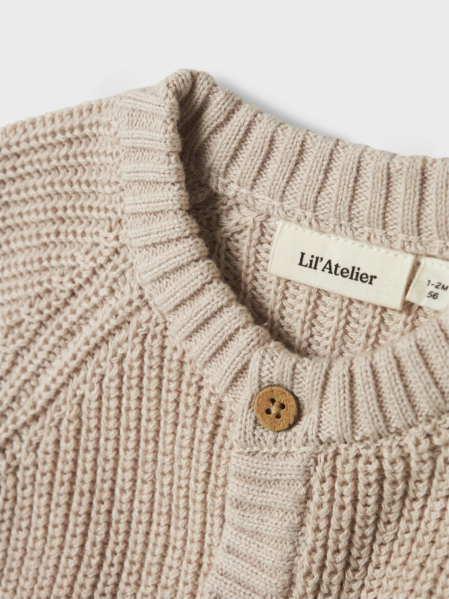 Gilet van het merk Lil' Atelier in het Beige