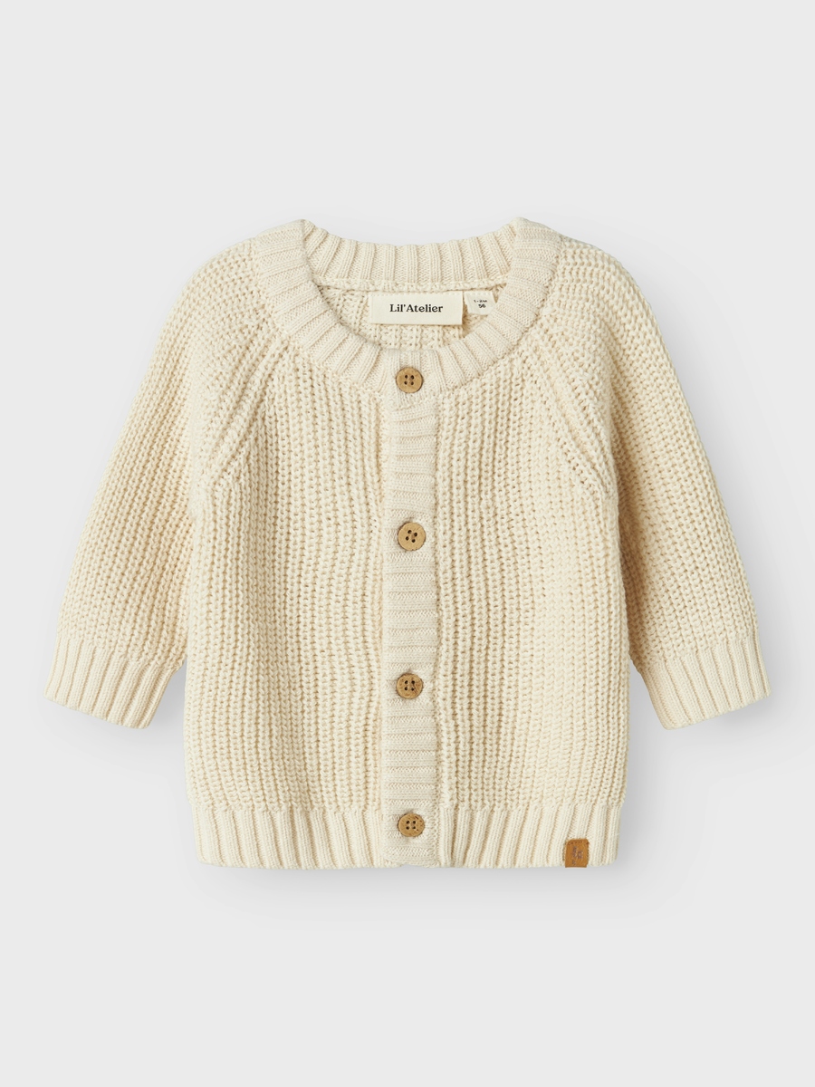Gilet van het merk Lil' Atelier in het Ecru