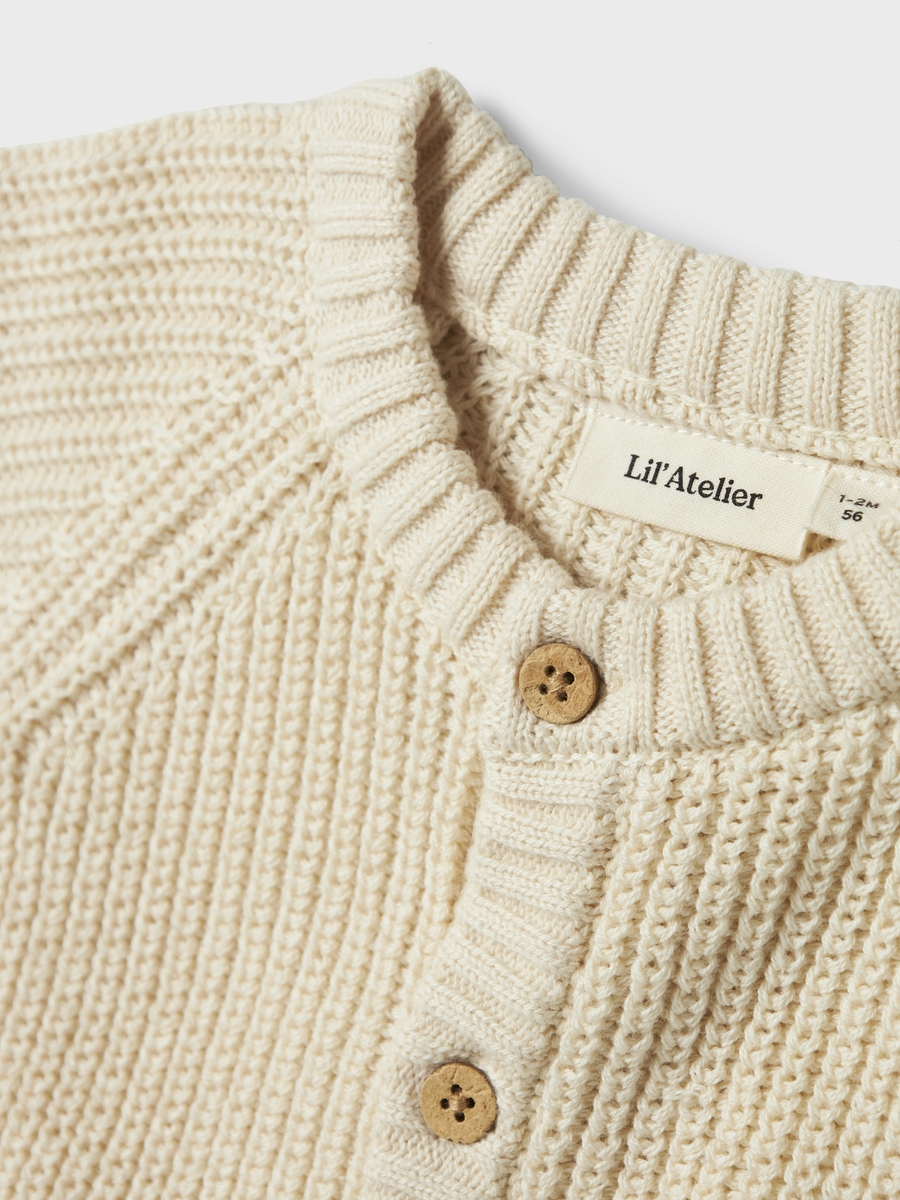 Gilet van het merk Lil' Atelier in het Ecru
