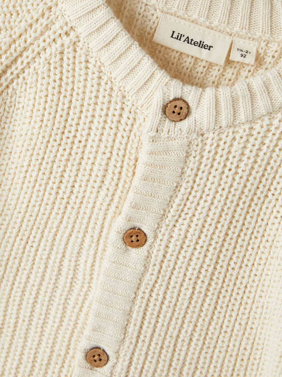 Gilet van het merk Lil' Atelier in het Ecru