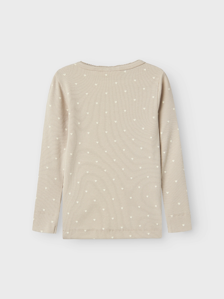 T-shirt van het merk Lil' Atelier in het Beige