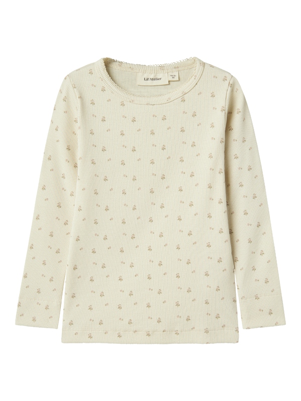 T-shirt van het merk Lil' Atelier in het Beige
