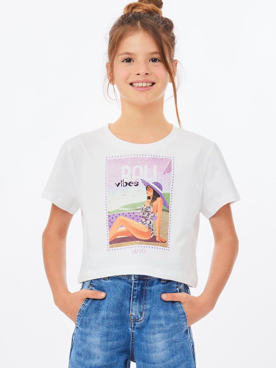 T-shirt van het merk Liu Jo Junior in het Wit