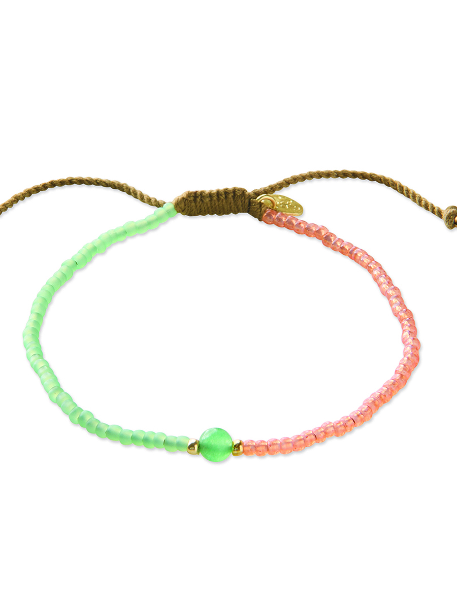 Bracelet van het merk A Beautiful Story in het Groen