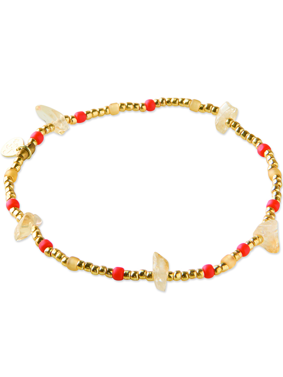 Bracelet van het merk A Beautiful Story in het Geel