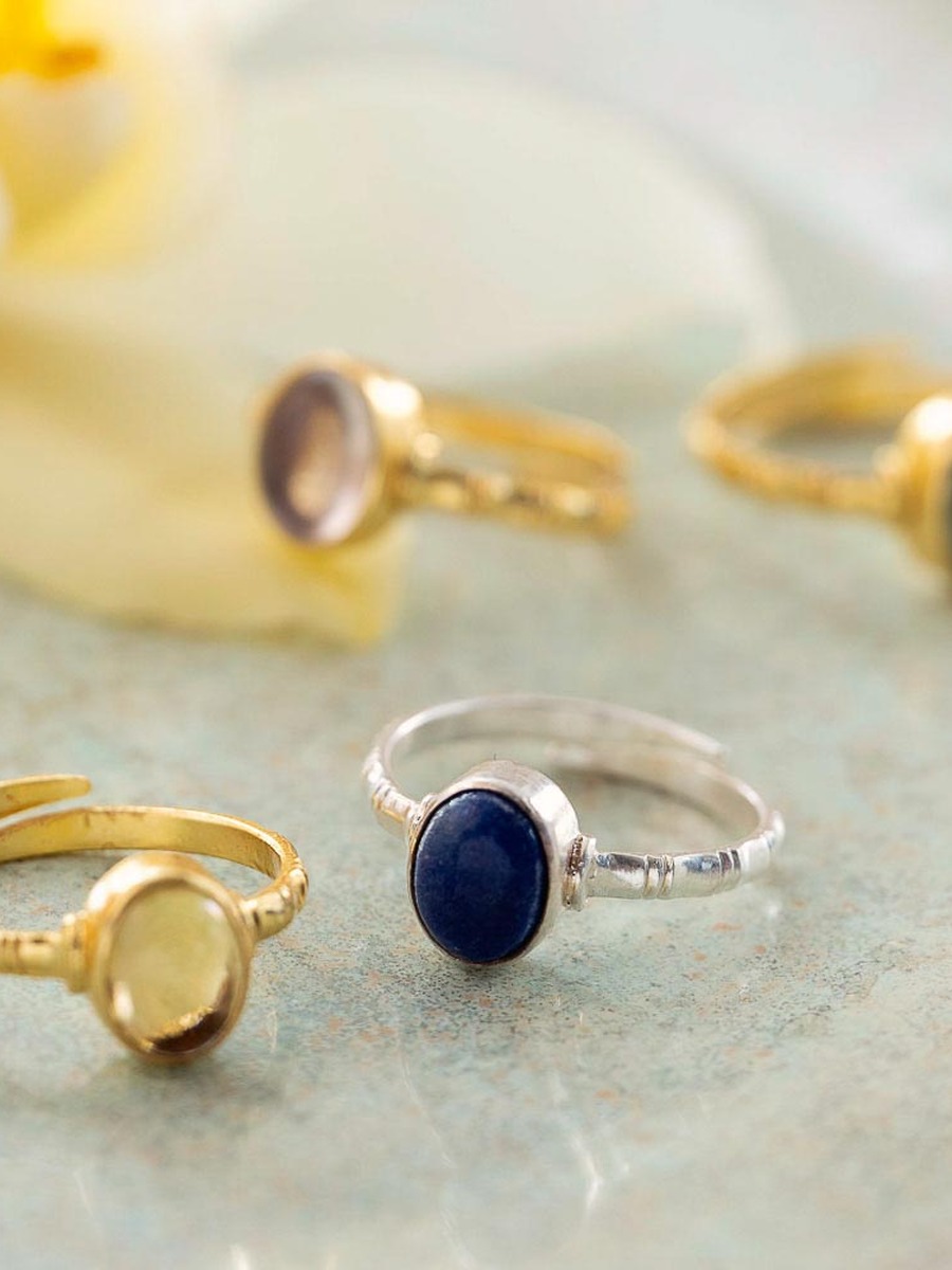 Ring van het merk A Beautiful Story in het Blauw