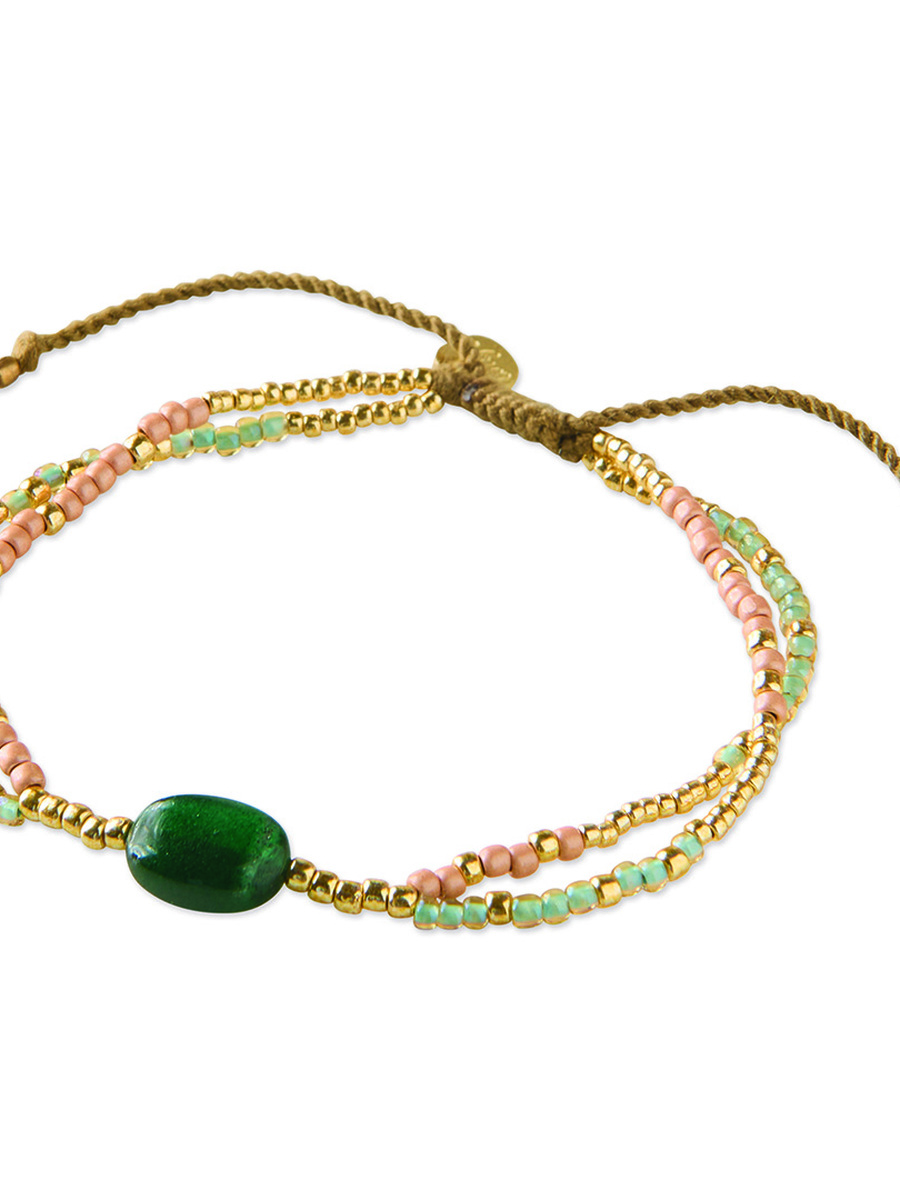 Bracelet van het merk A Beautiful Story in het Groen