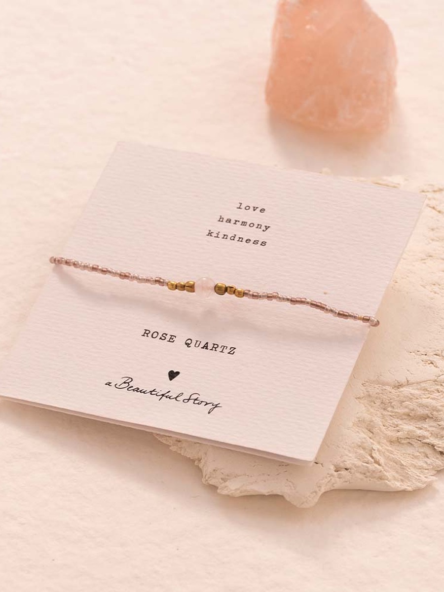 Bracelet van het merk A Beautiful Story in het Roze