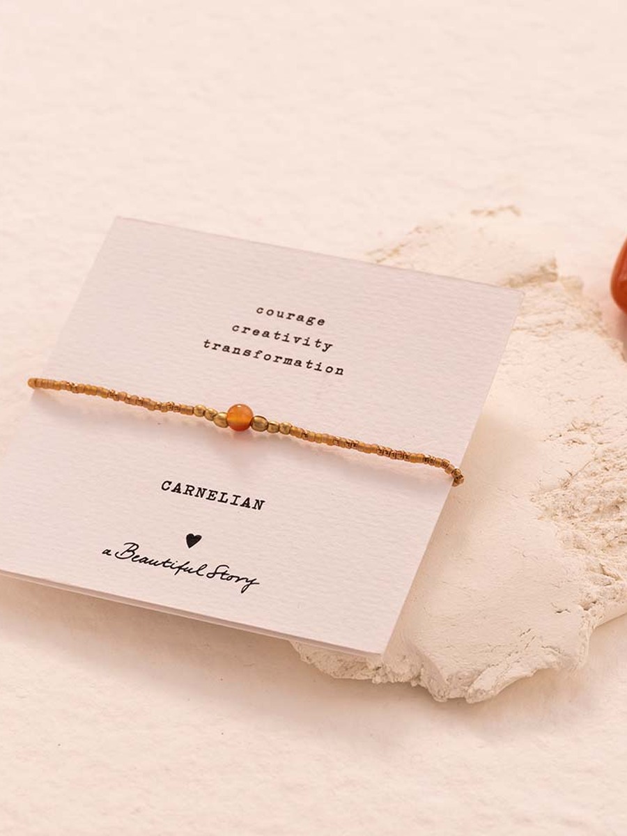 Bracelet van het merk A Beautiful Story in het Oranje