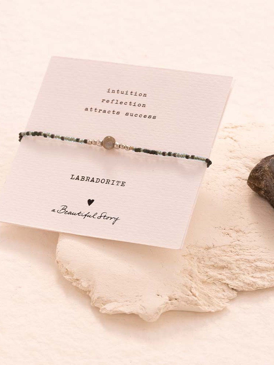 Bracelet van het merk A Beautiful Story in het Groen