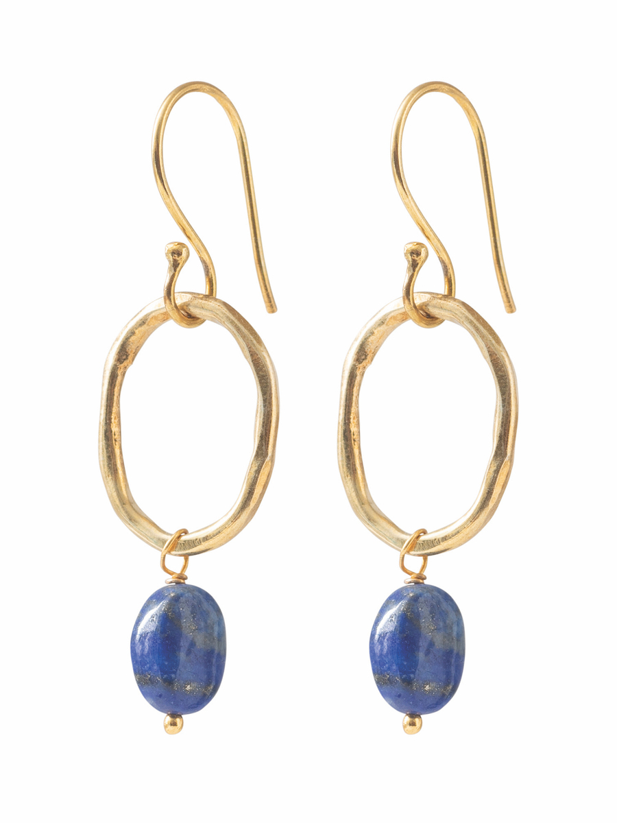 Oorringen van het merk A Beautiful Story in het Blauw