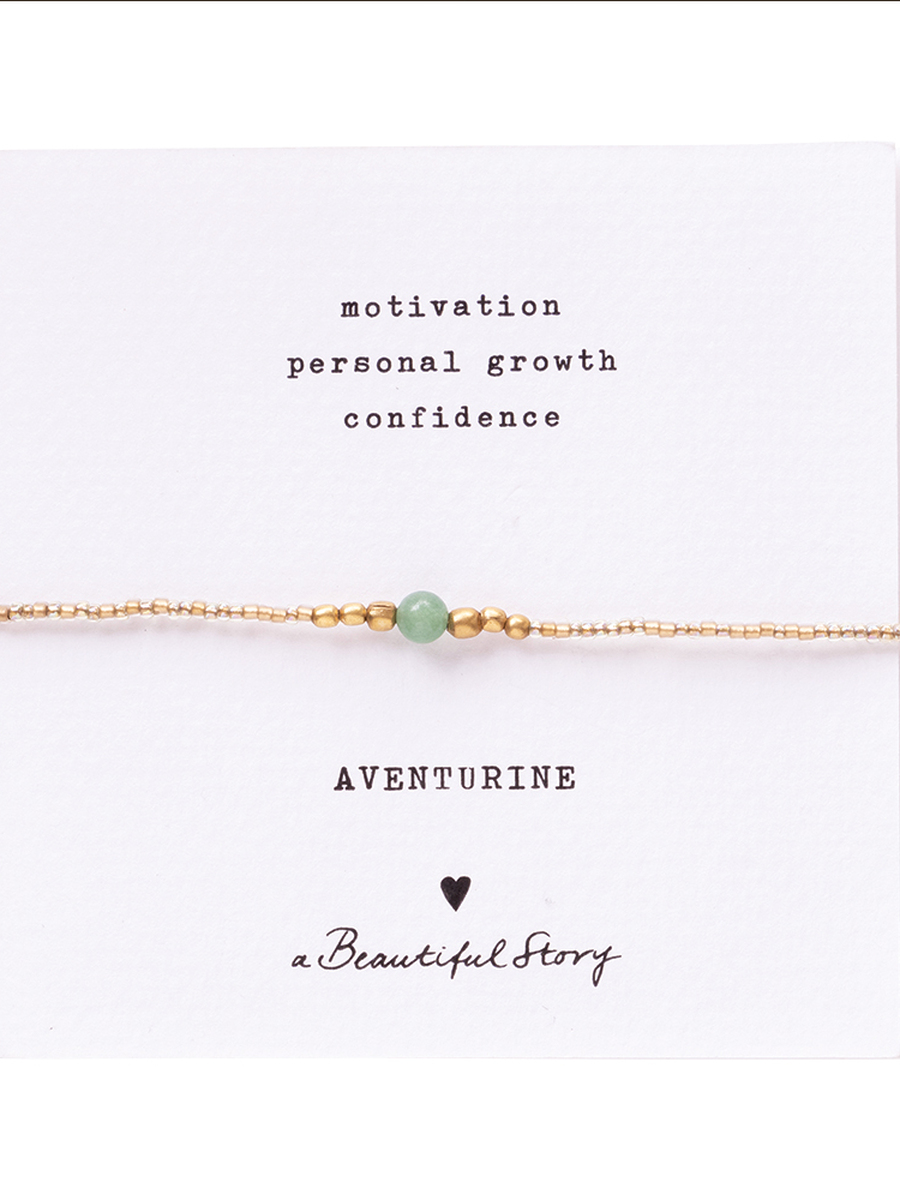 Bracelet van het merk A Beautiful Story in het Groen