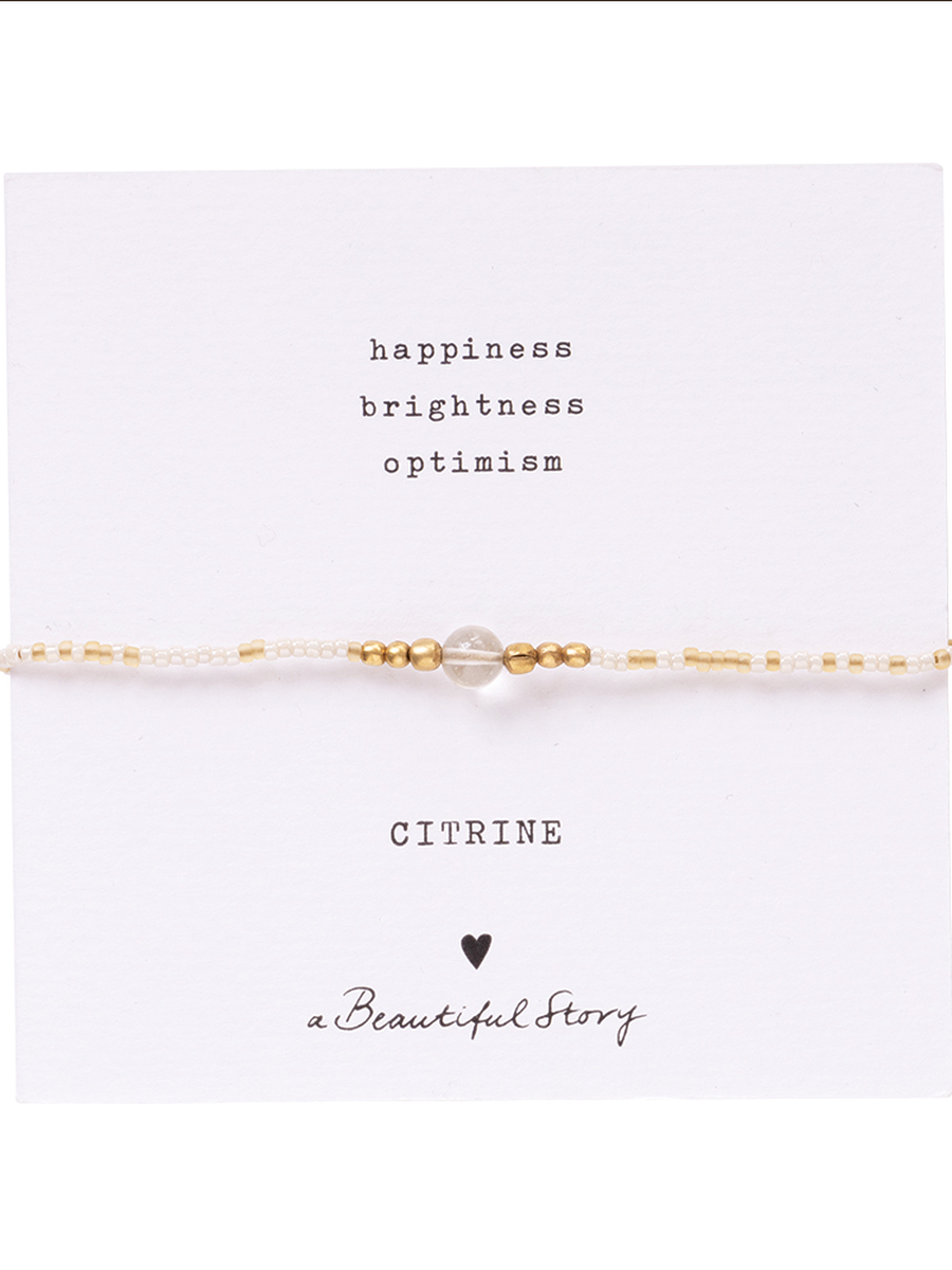 Bracelet van het merk A Beautiful Story in het Geel