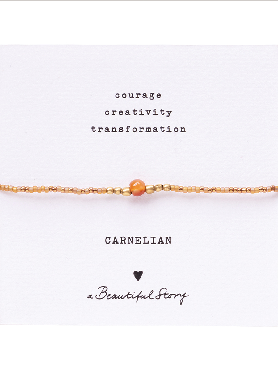 Bracelet van het merk A Beautiful Story in het Oranje