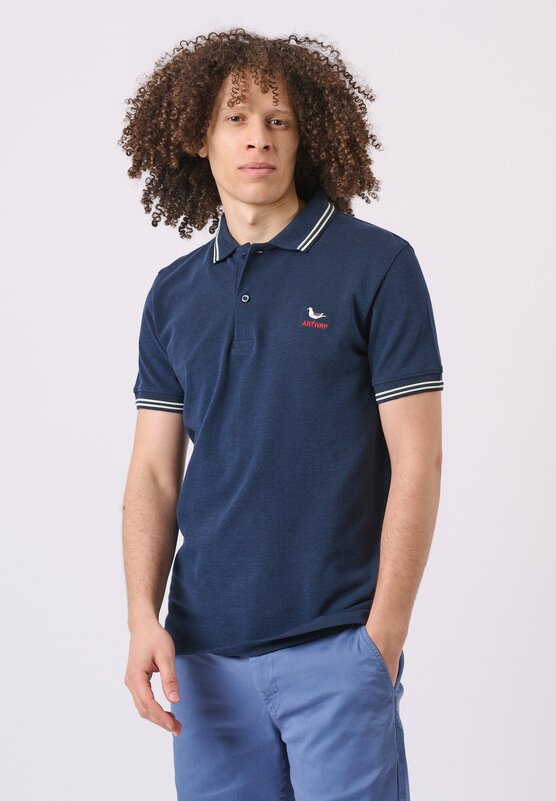 Polo van het merk Antwrp in het Marine