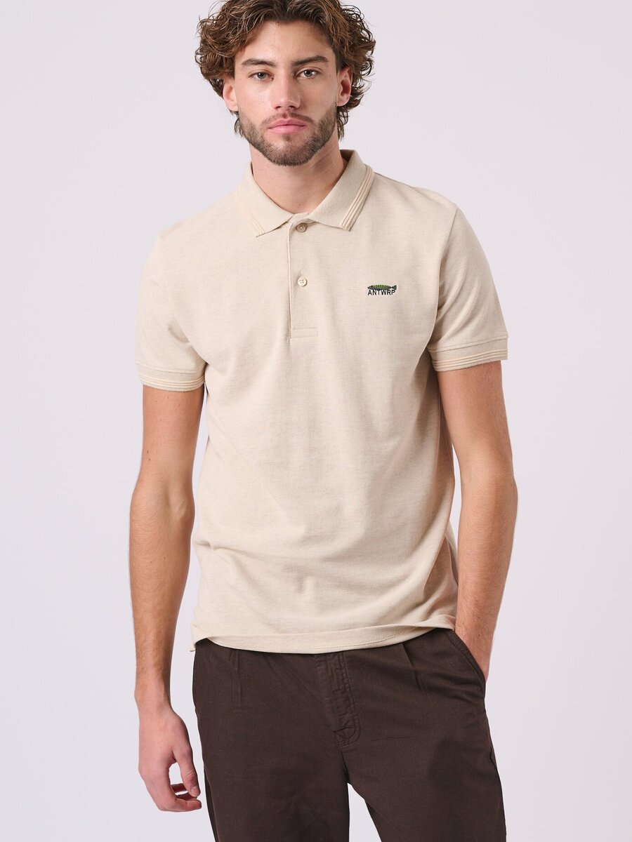 Polo van het merk Antwrp in het Beige