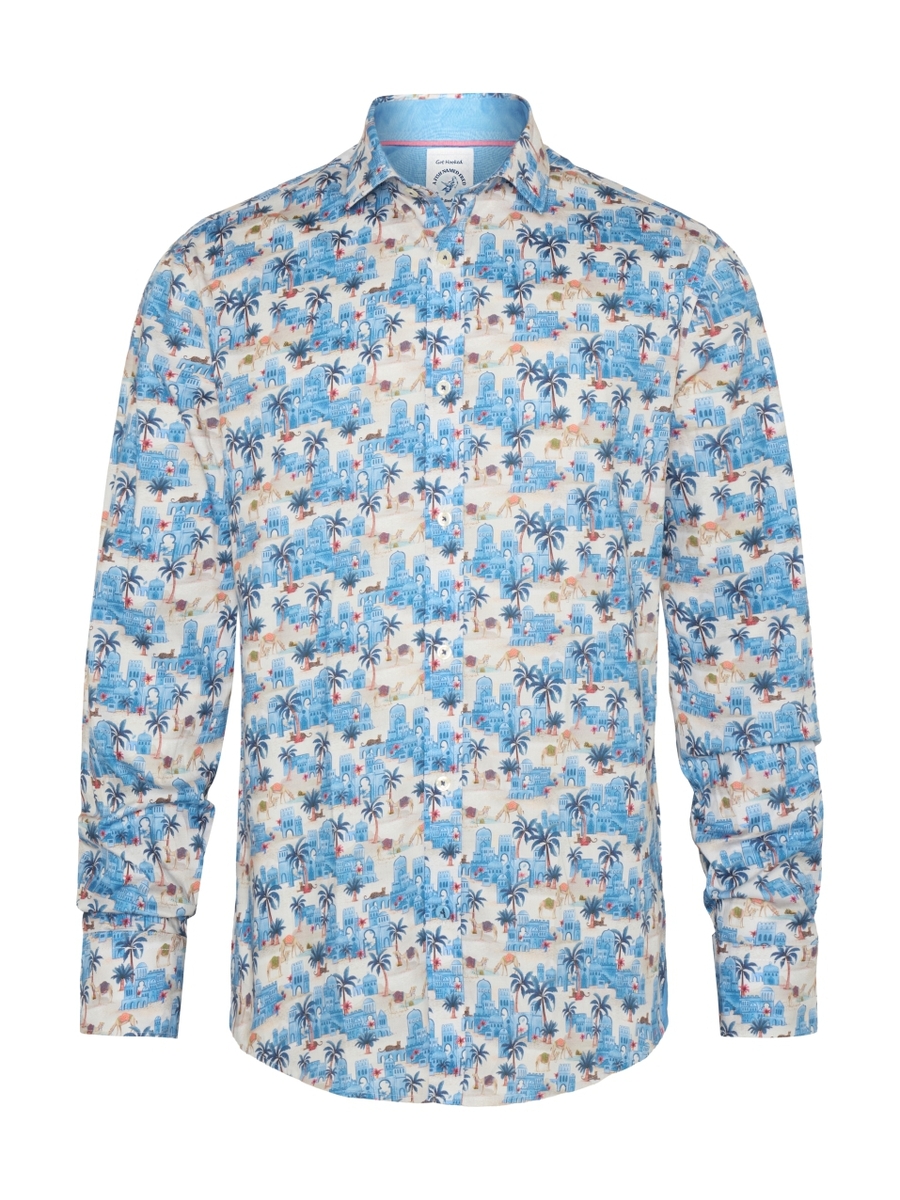 Hemd van het merk A Fish Named Fred in het Blauw