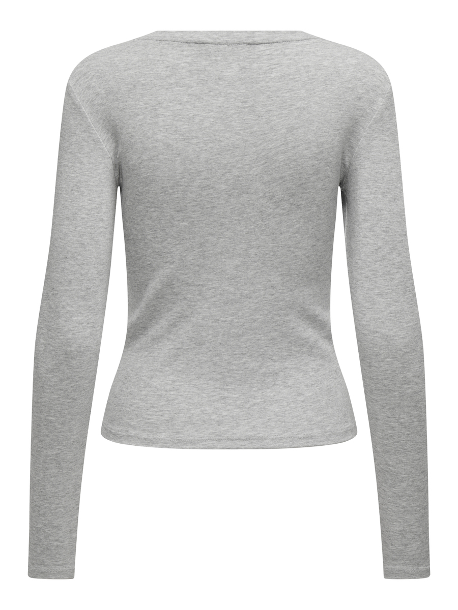 T-shirt van het merk Only in het Grijs