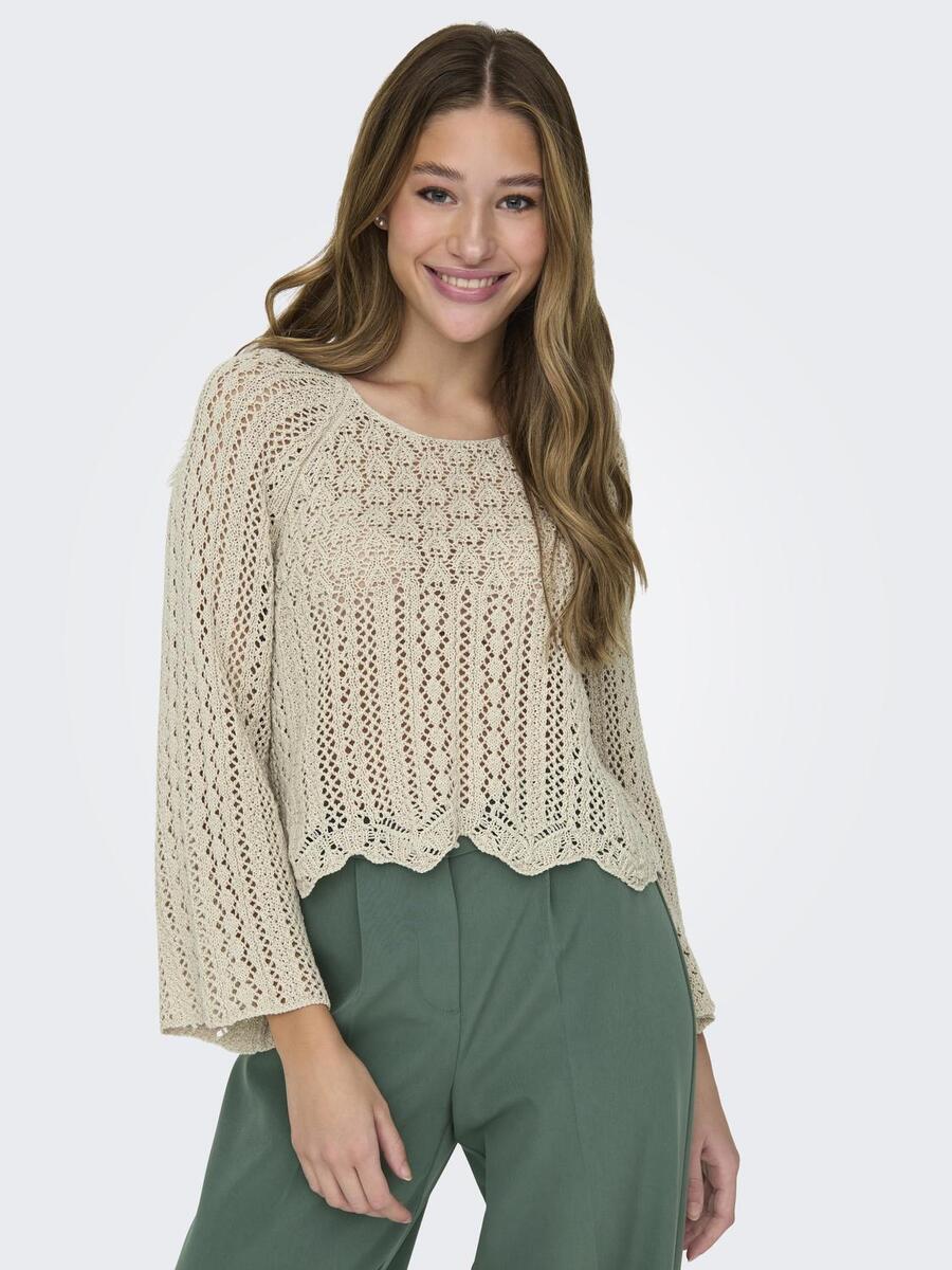 Pull van het merk Only in het Beige