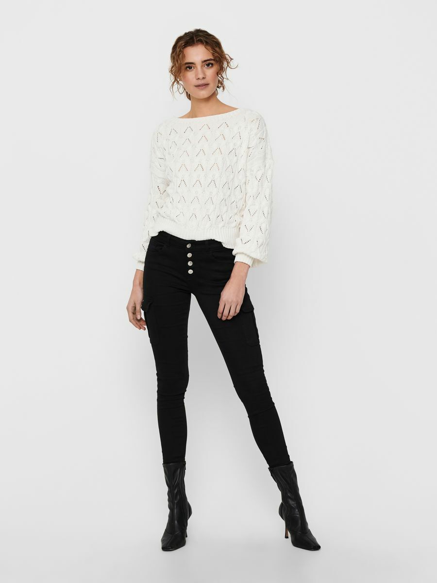 Pull van het merk Only in het Ecru