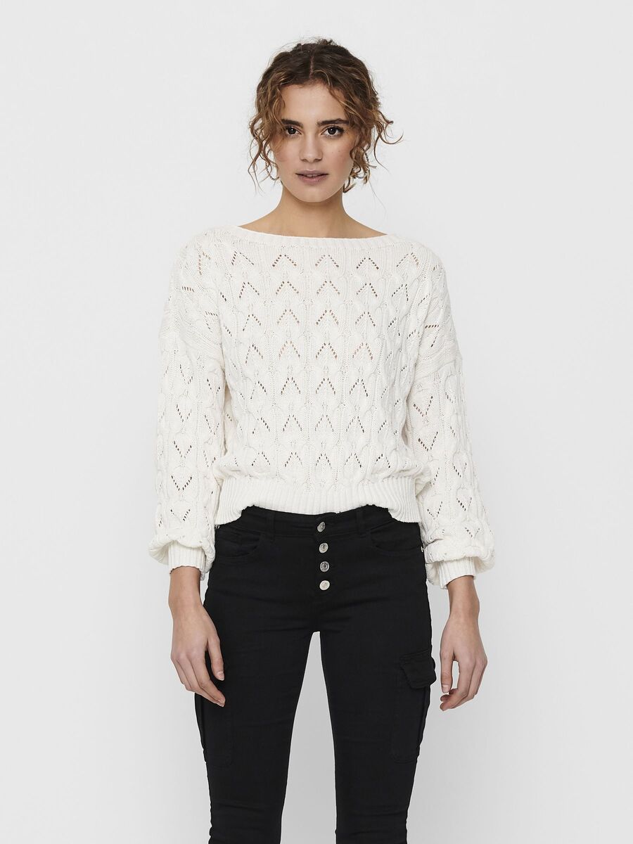 Pull van het merk Only in het Ecru