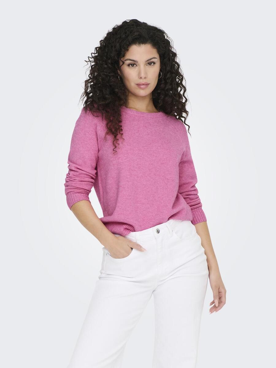 Pull van het merk Only in het Roze