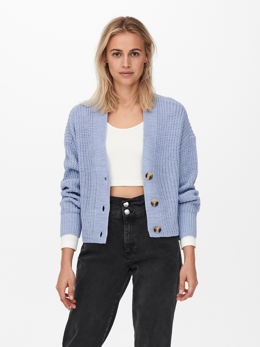 Cardigan van het merk Only in het Blauw