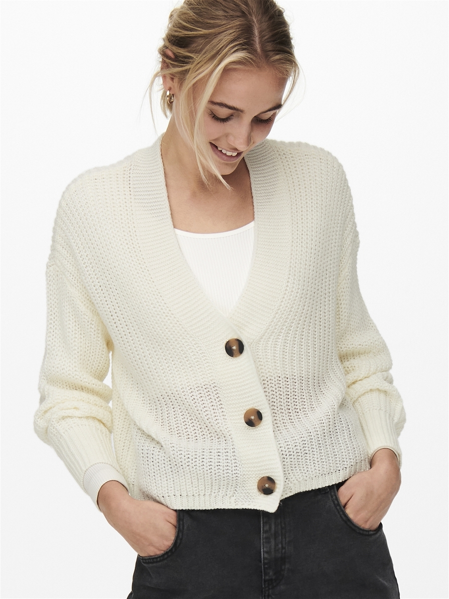 Cardigan van het merk Only in het Ecru