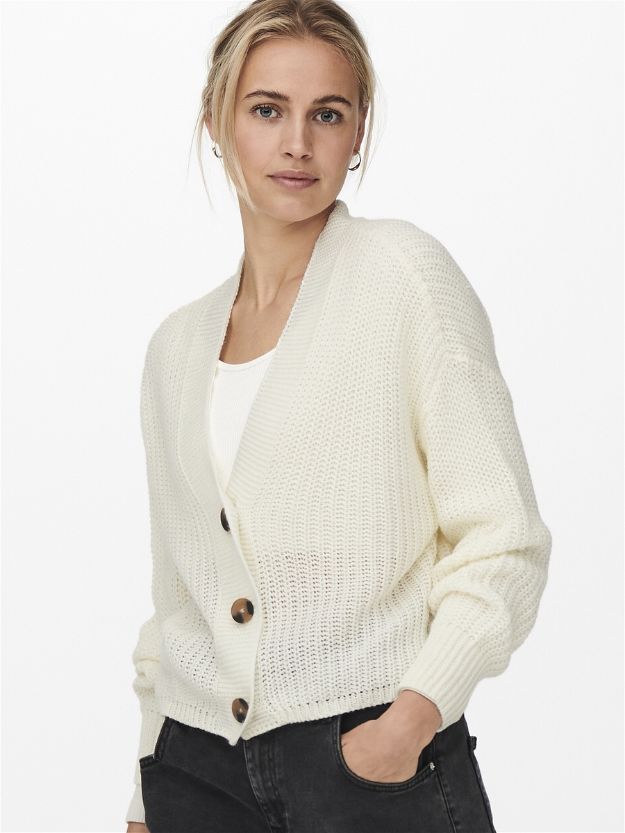 Cardigan van het merk Only in het Ecru