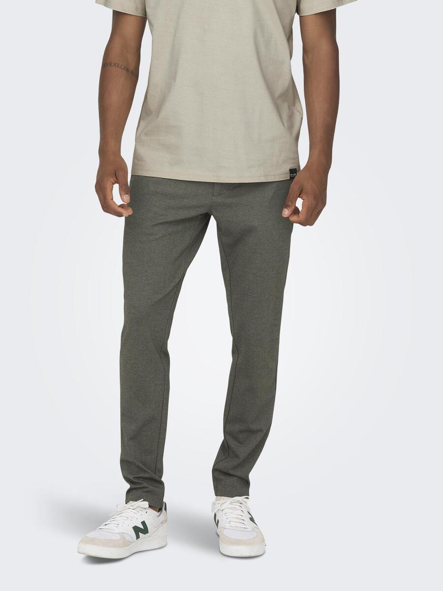 Broek van het merk Only & Sons in het Bruin
