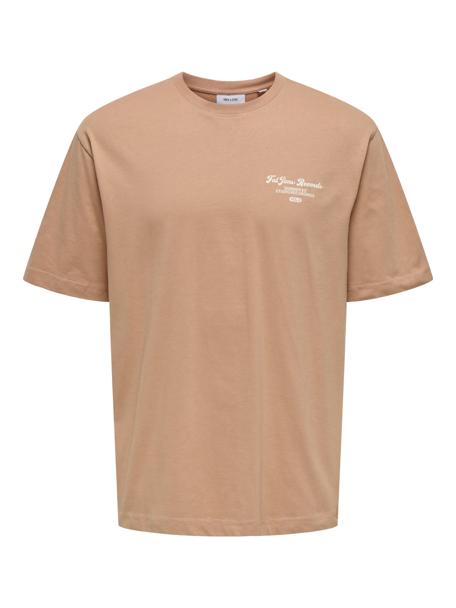 T-shirt van het merk Only & Sons in het Oranje