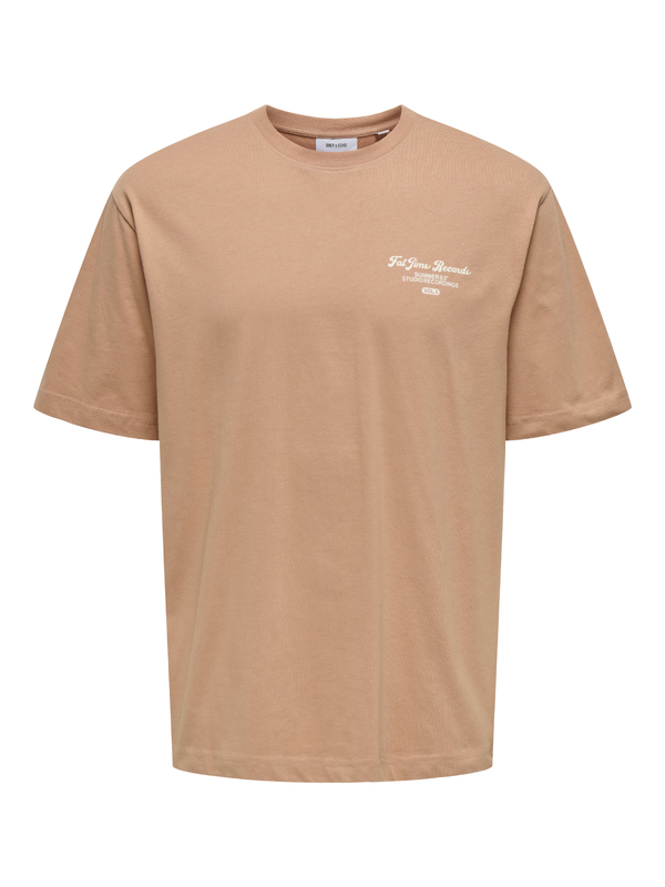 T-shirt van het merk Only & Sons in het Oranje