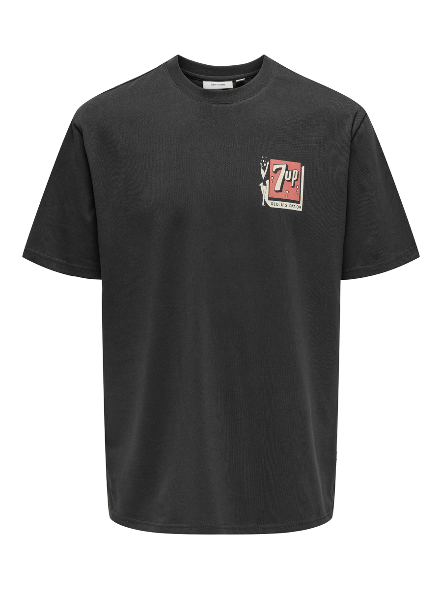 T-shirt van het merk Only & Sons in het Grijs