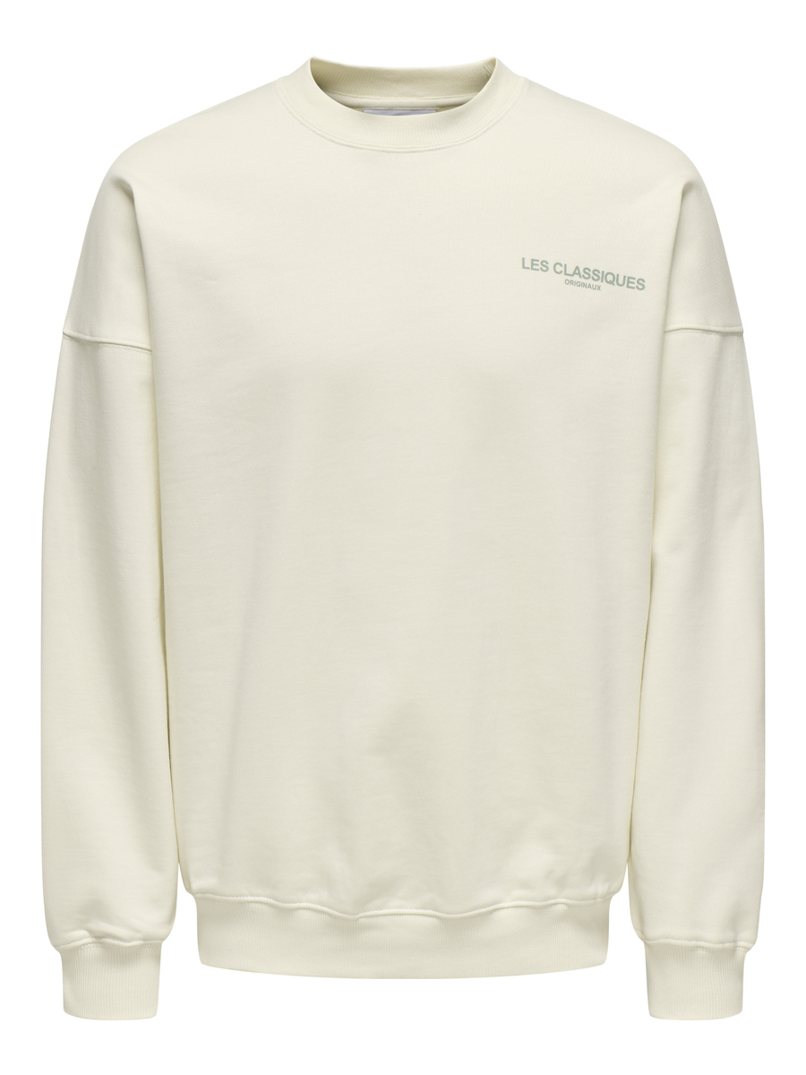 Sweater van het merk Only & Sons in het Ecru