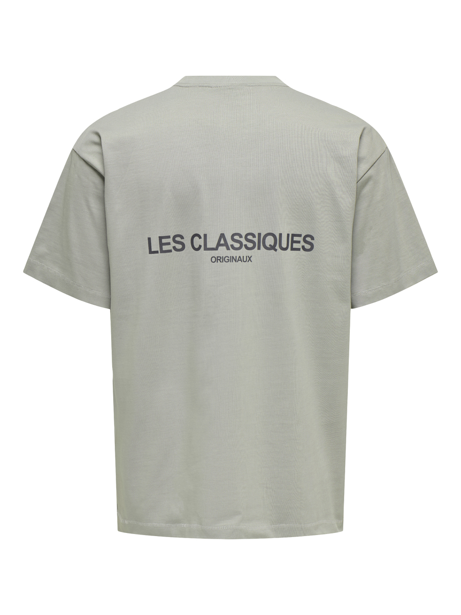 T-shirt van het merk Only & Sons in het Grijs