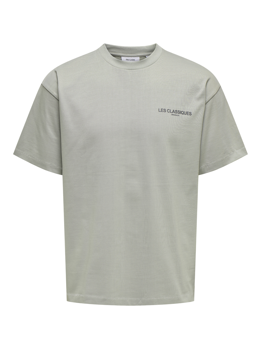 T-shirt van het merk Only & Sons in het Grijs