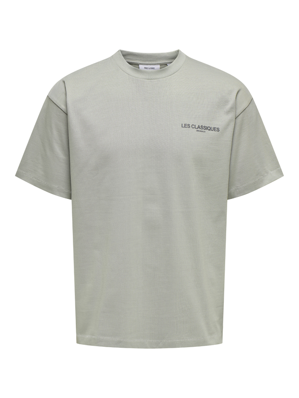T-shirt van het merk Only & Sons in het Grijs