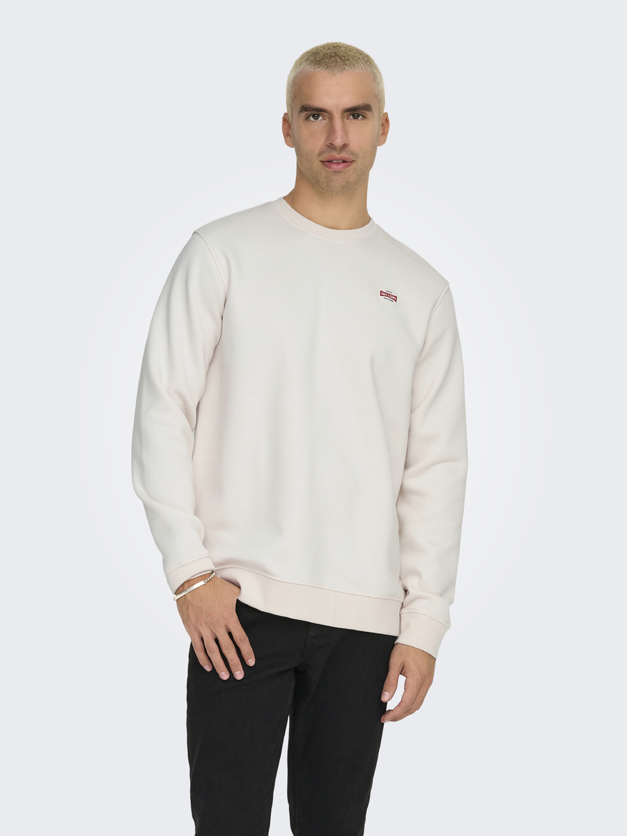Sweater van het merk Only & Sons in het Beige