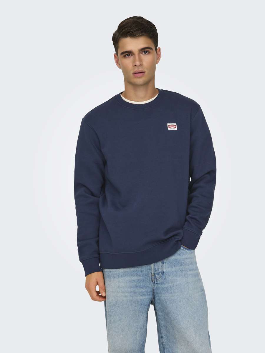 Sweater van het merk Only & Sons in het Marine