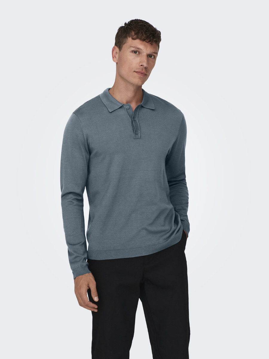 Pull van het merk Only & Sons in het Blauw
