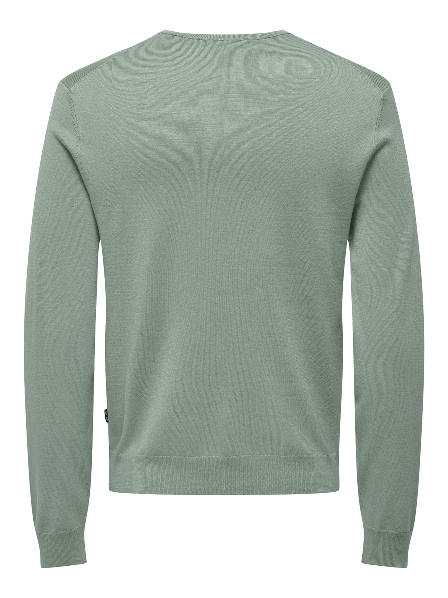 Pull van het merk Only & Sons in het Groen