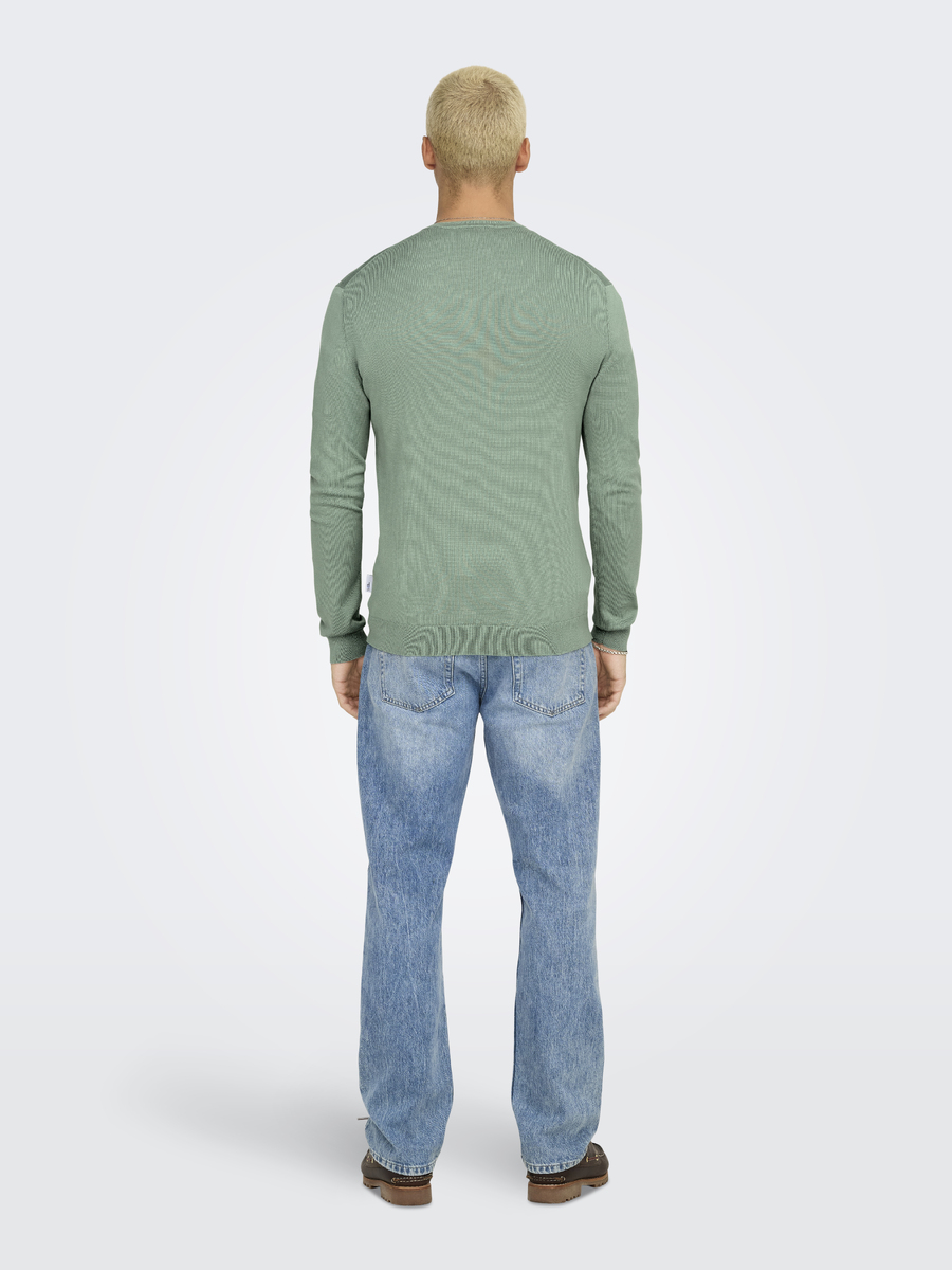 Pull van het merk Only & Sons in het Groen