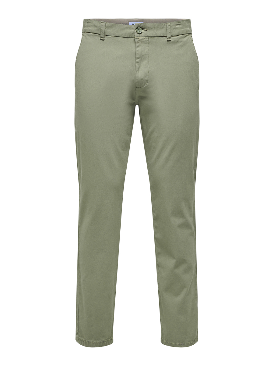 Broek van het merk Only & Sons in het Kaki