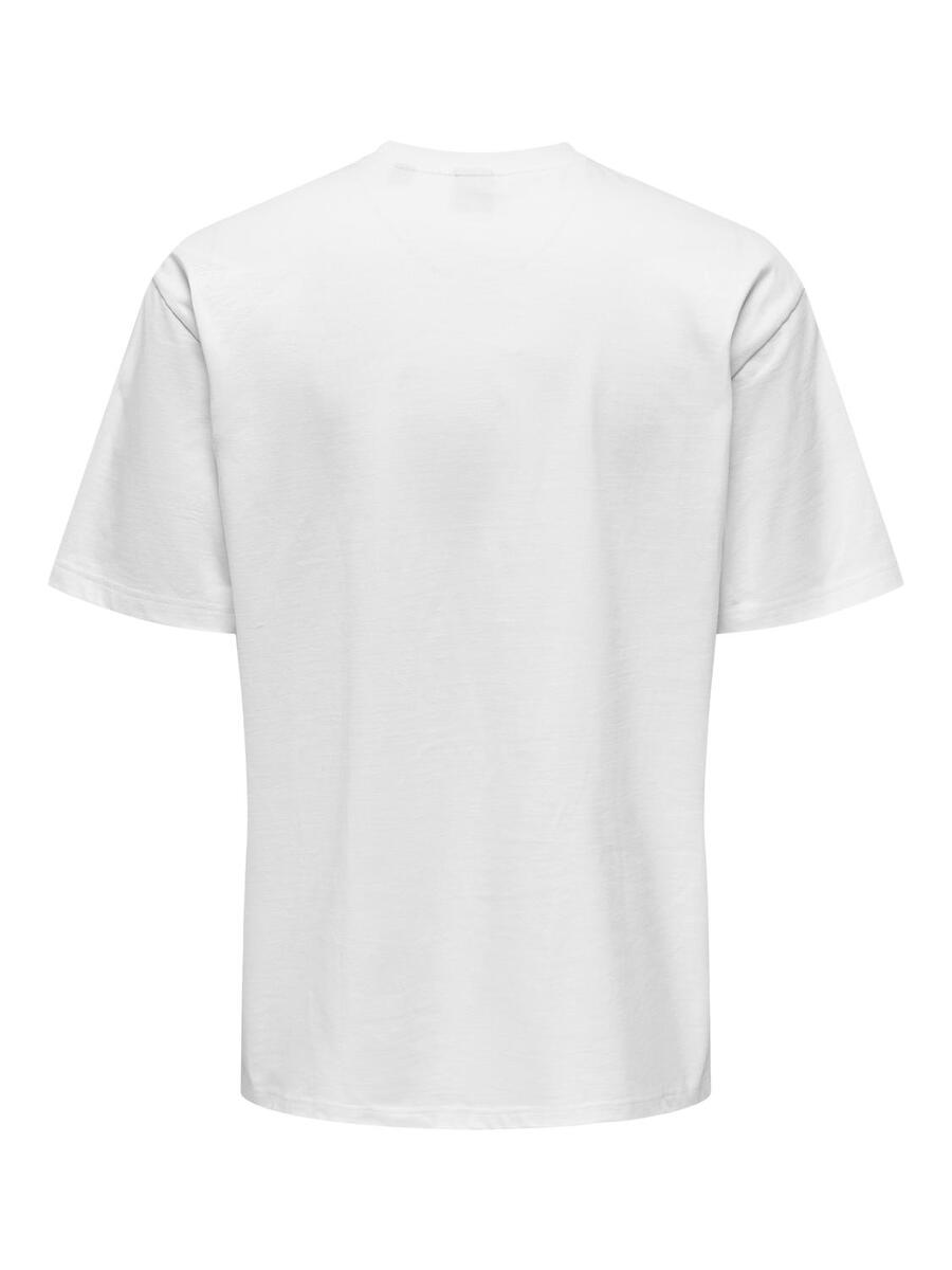 T-shirt van het merk Only & Sons in het Wit