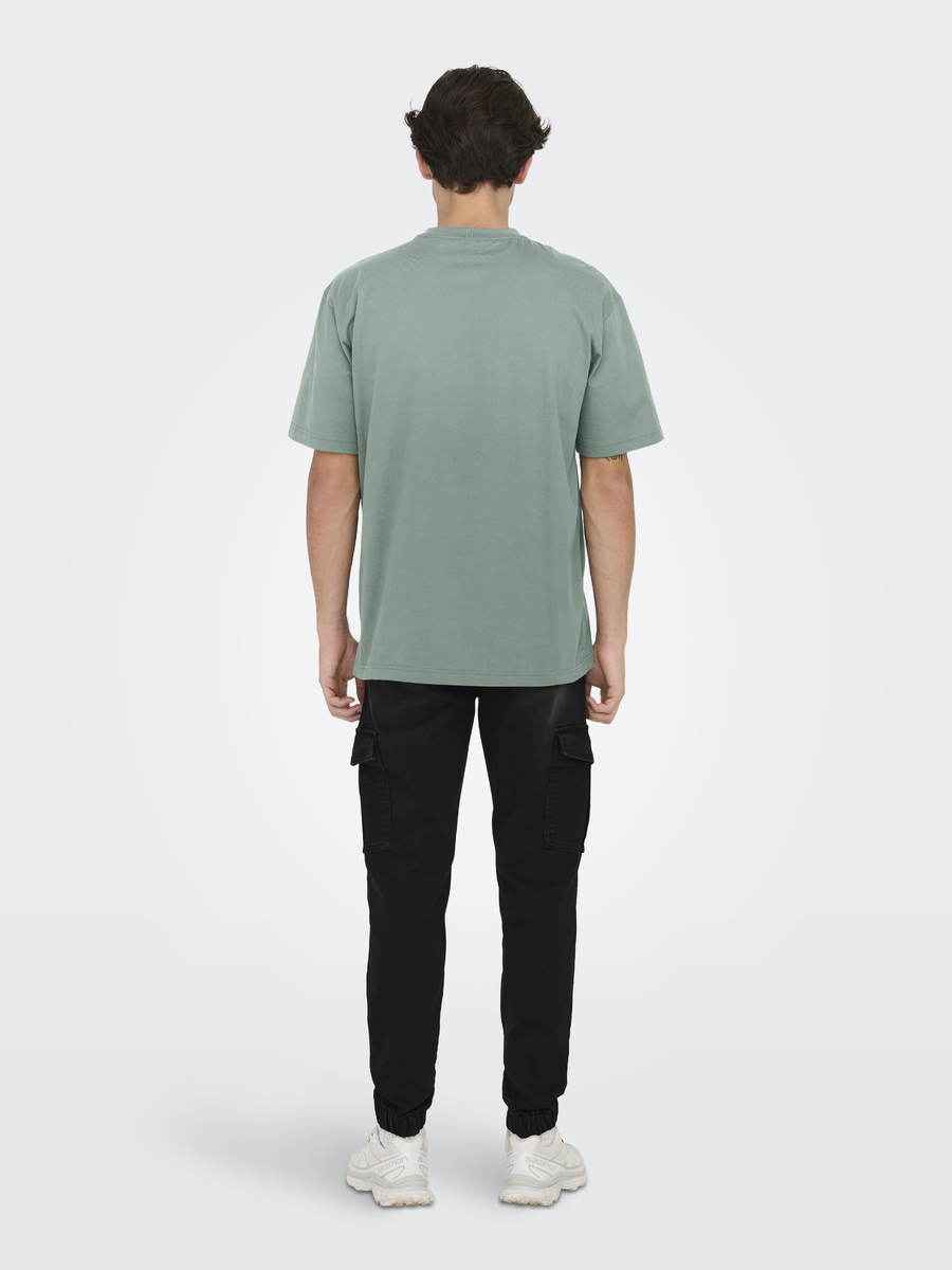 T-shirt van het merk Only & Sons in het Groen