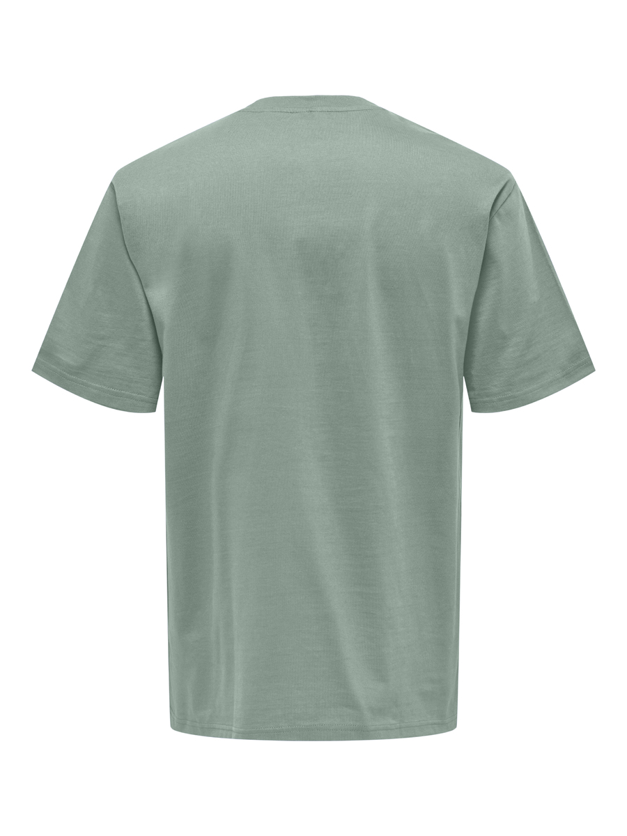 T-shirt van het merk Only & Sons in het Groen