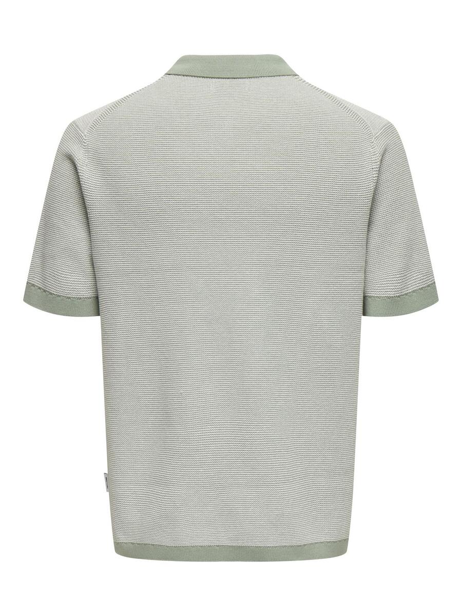 Polo van het merk Only & Sons in het Groen
