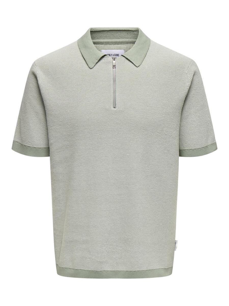 Polo van het merk Only & Sons in het Groen